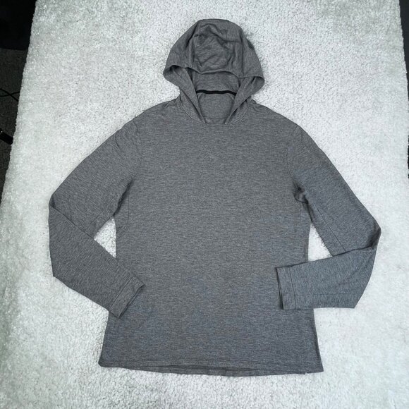 Lululemon Switch It Up Pullover Hoodie Heather Gray Lightweight - Picture 2 of 7